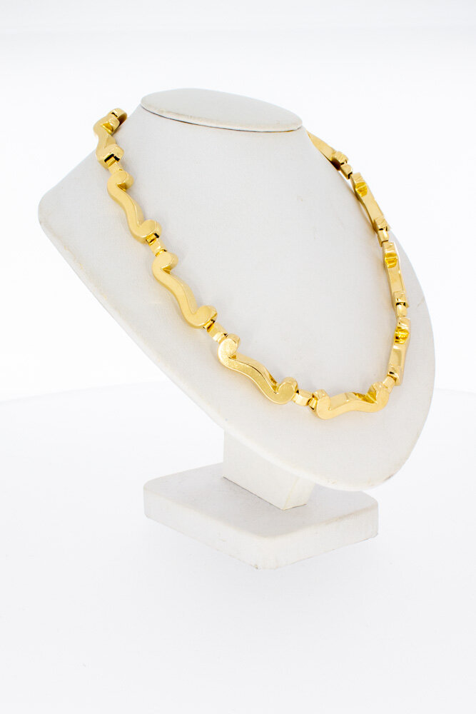 Vintage gouden ketting dames 18 karaat - 44,5 cm