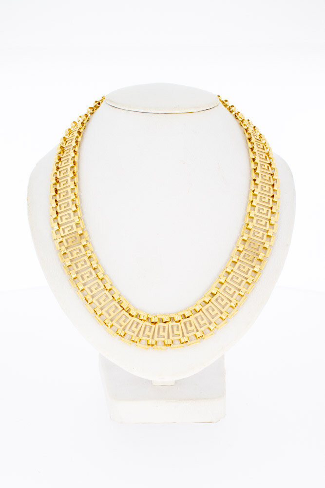 18 Karaat "Versace style" Collier - 42,3 cm
