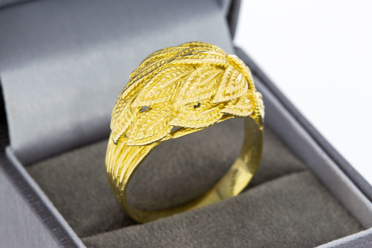 Statement ring 18 Karaat goud - 21,7 mm