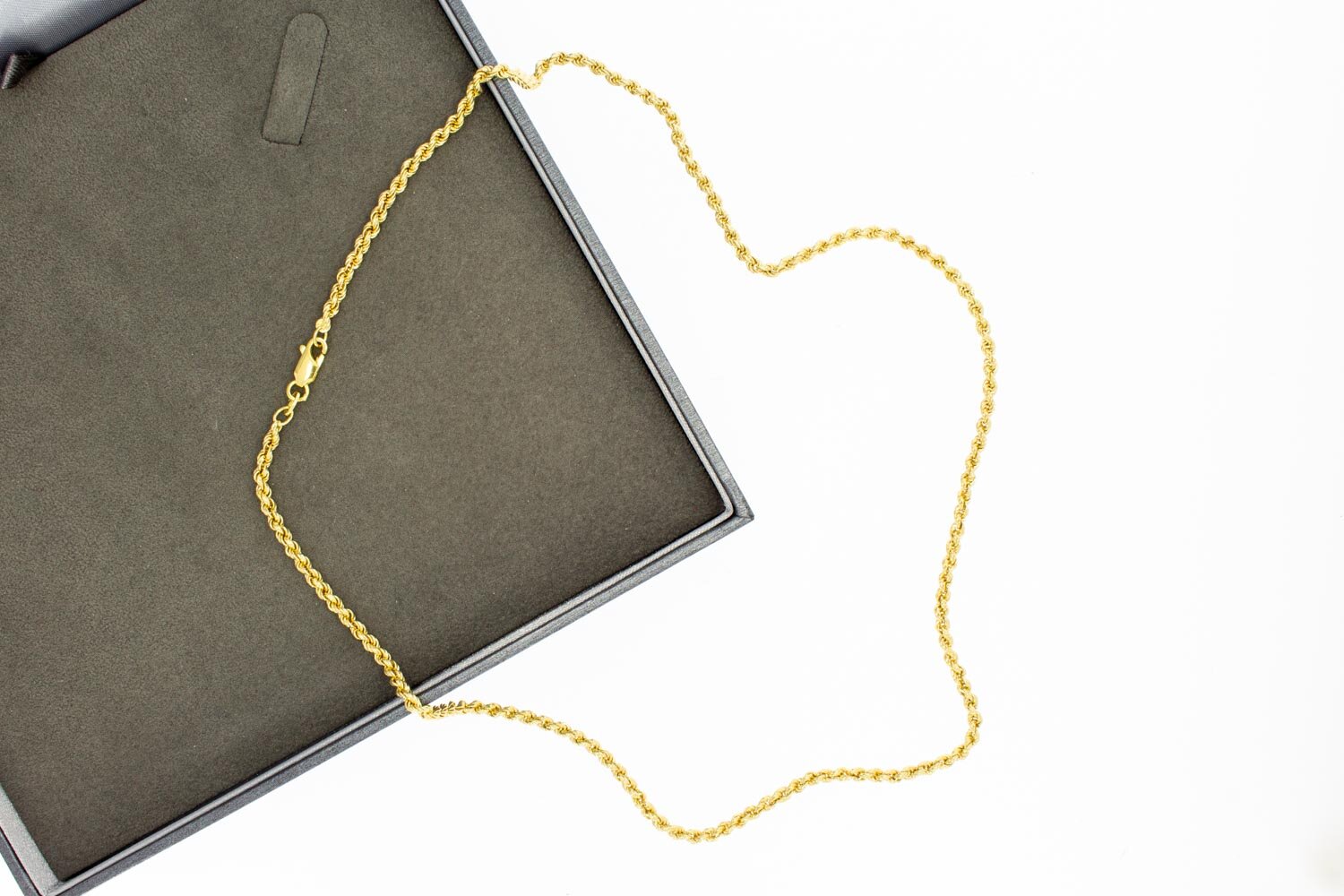 18 kaart goud Koordketting - 52,4 Cm