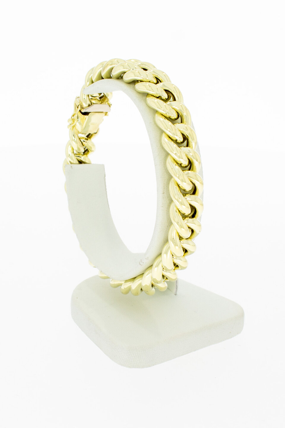 Gourmet armband 14 krt goud - 20,1 cm