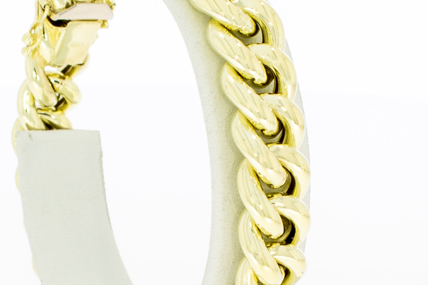 Gourmet armband 14 krt goud - 20,1 cm