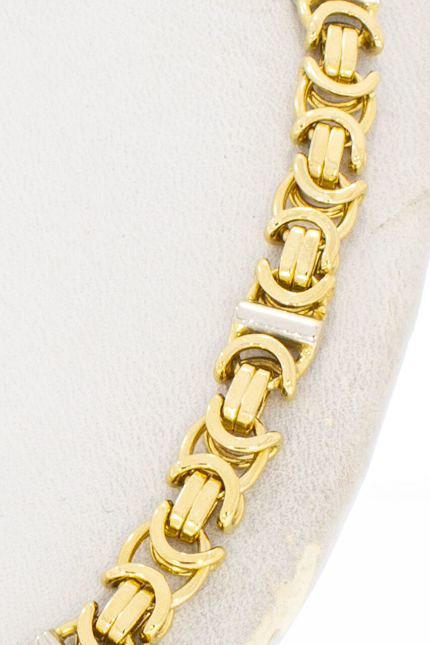 18 Karaat platte Koningsketting - 75,9 cm