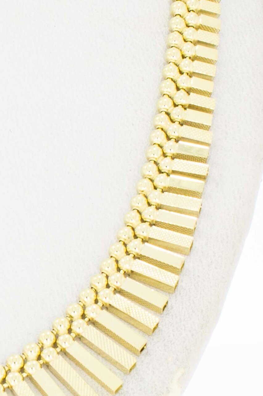 14 Karaat gouden Cleopatra ketting - 45,6 cm