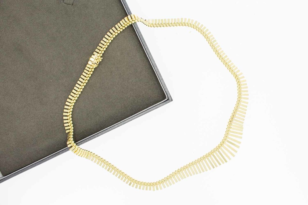 14 Karaat gouden Cleopatra ketting - 45,6 cm