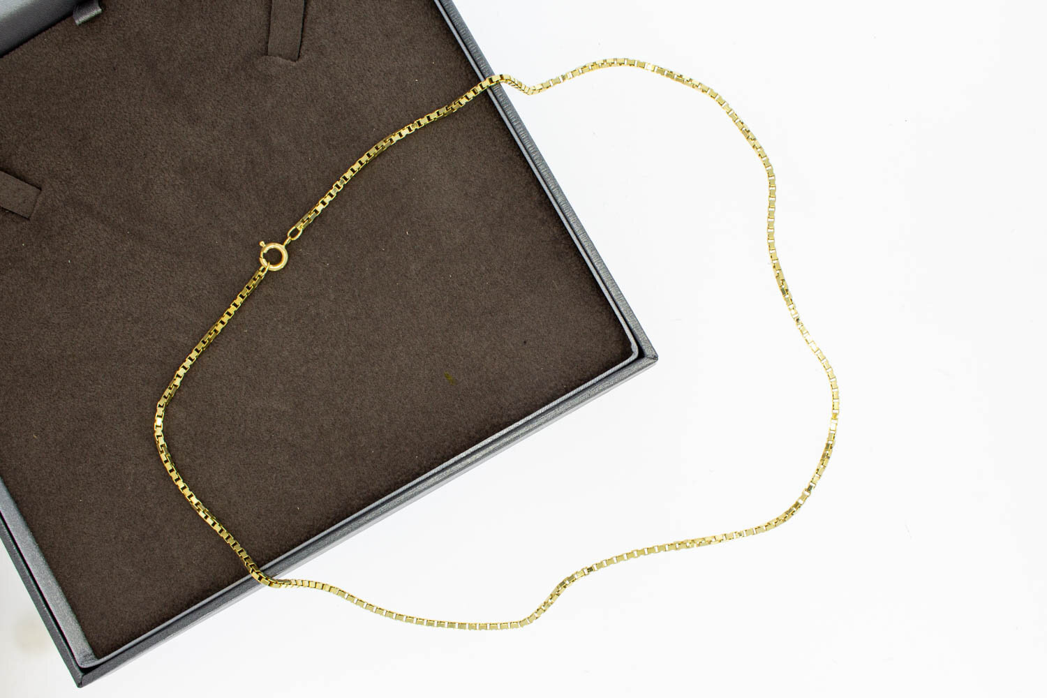 Venetiaanse ketting 14 karaat goud - 51,5 cm