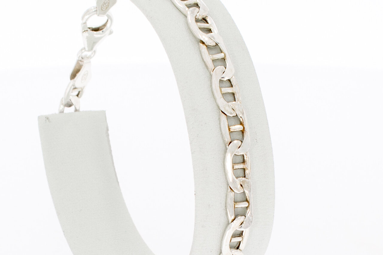 Zilveren valkoog armband (925) - 20 cm (3,7 g)