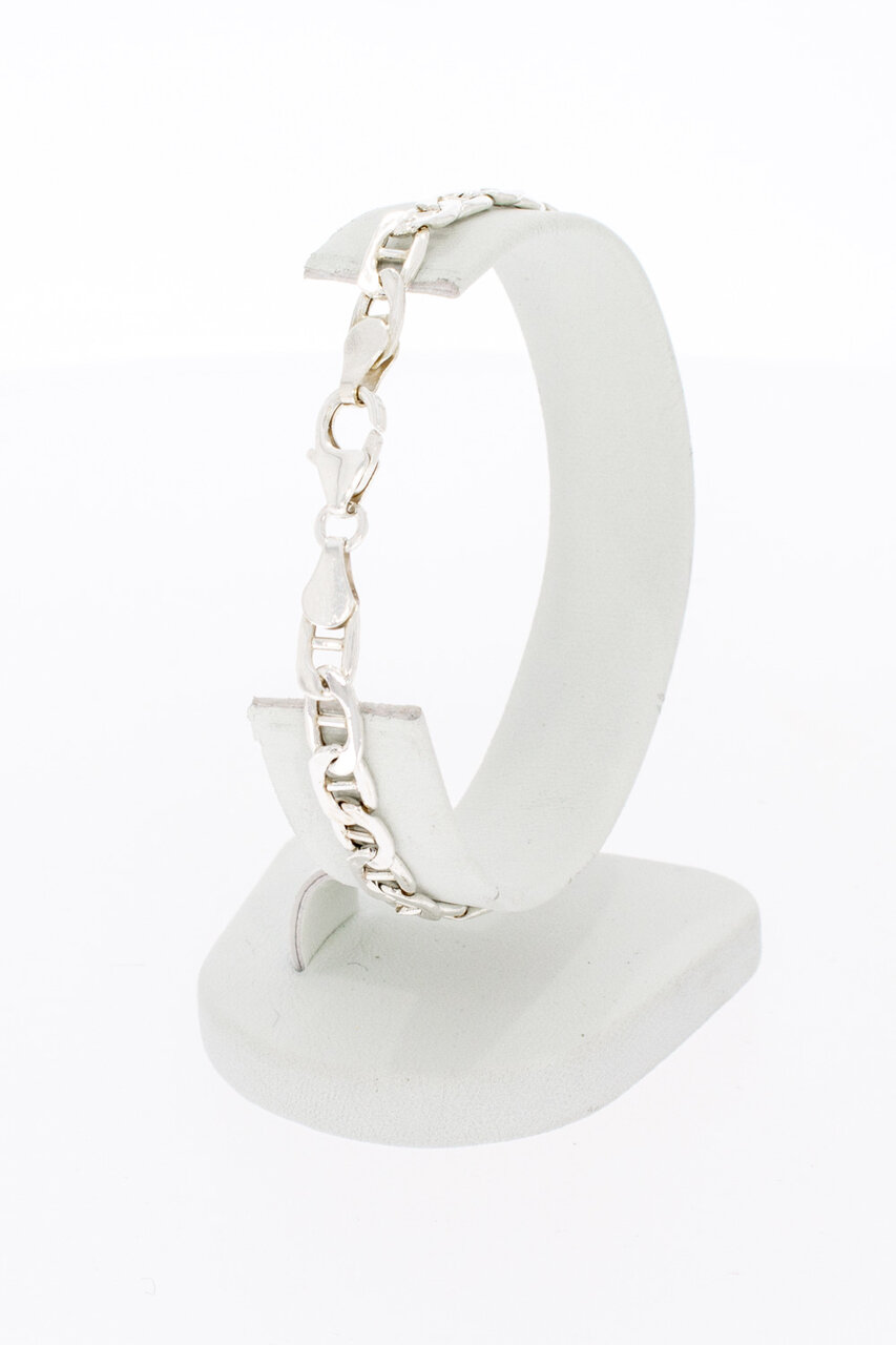 Zilveren valkoog armband (925) - 20 cm (3,7 g)