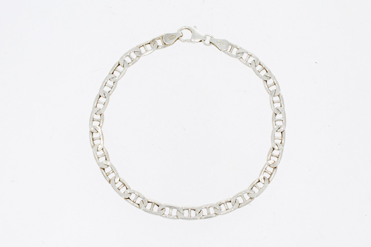 Zilveren valkoog armband (925) - 20 cm (3,7 g)