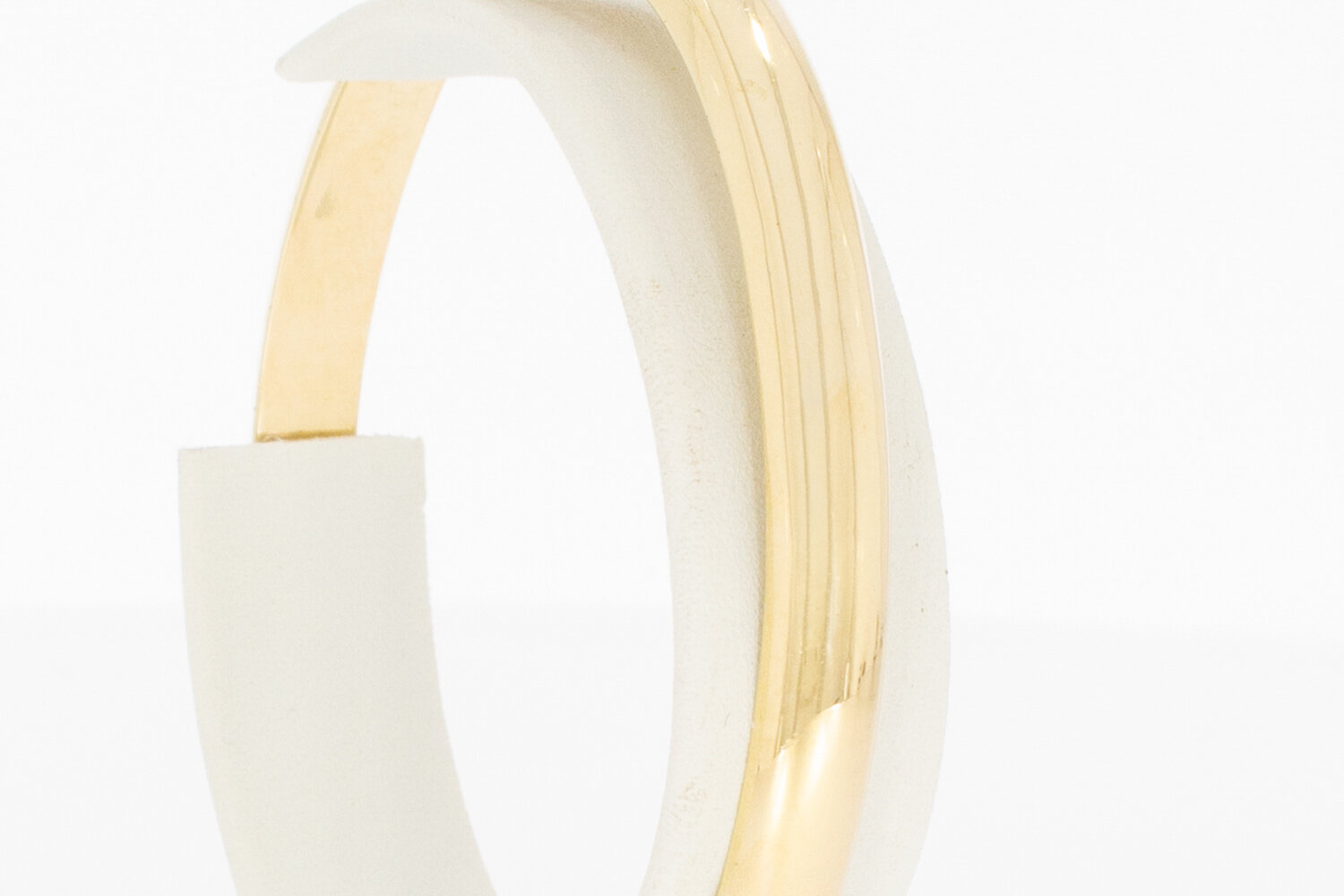 Dames Slavenarmband 14 karaat geelgoud