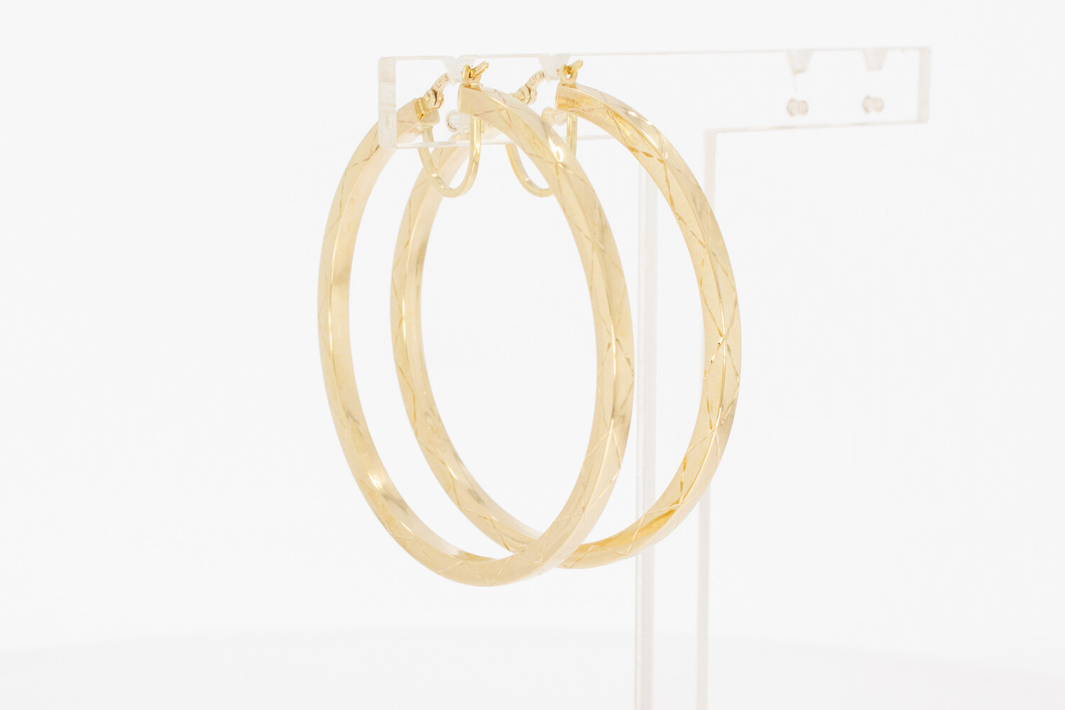 14 Karaat gouden dames oorringen - 5,5 cm