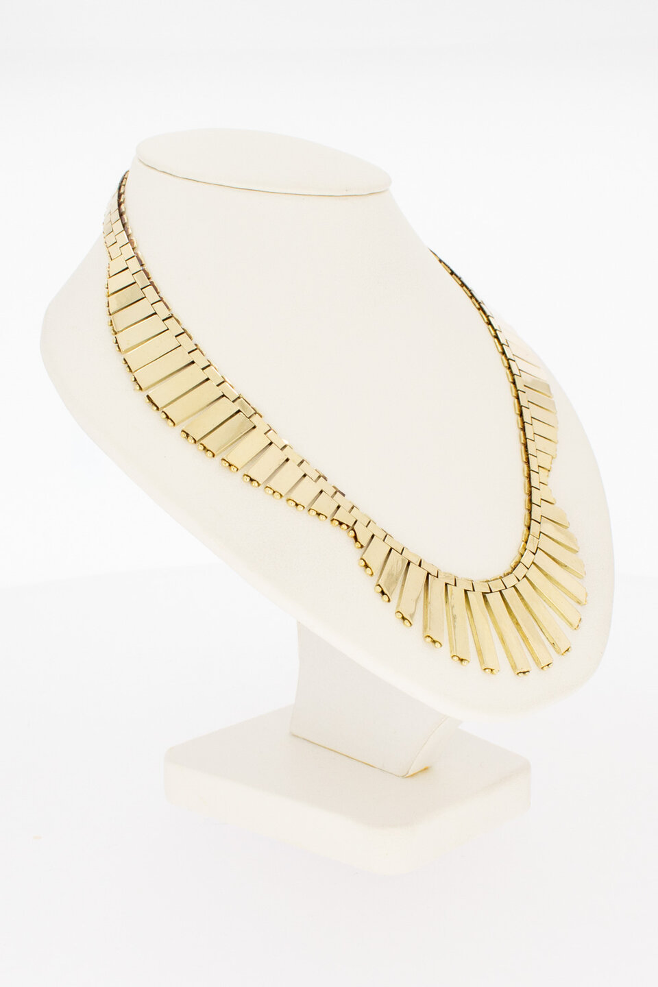 Cleopatra collier 14 karaat geelgoud - 44 cm