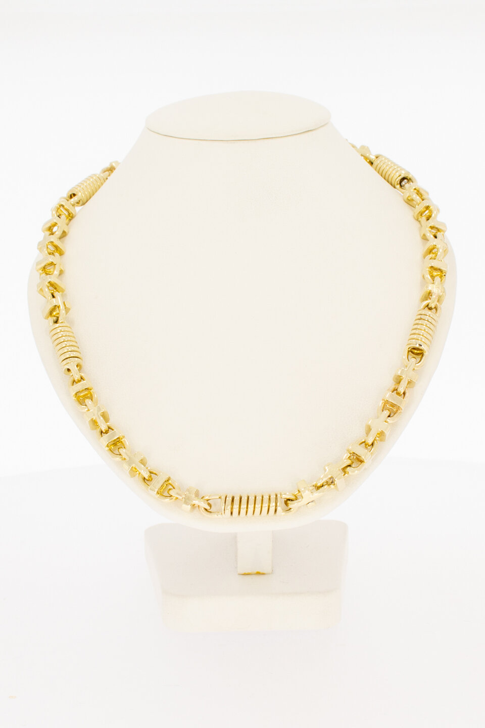 14 Karaat gouden Monte Carlo Koningsketting - 64 cm