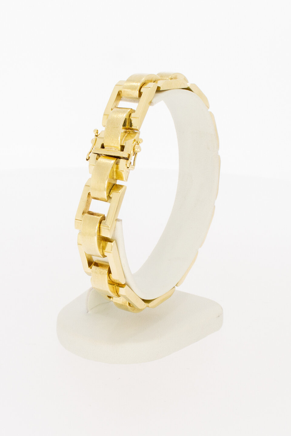Vintage stavenarmband 14 karaat goud - 19,5 cm