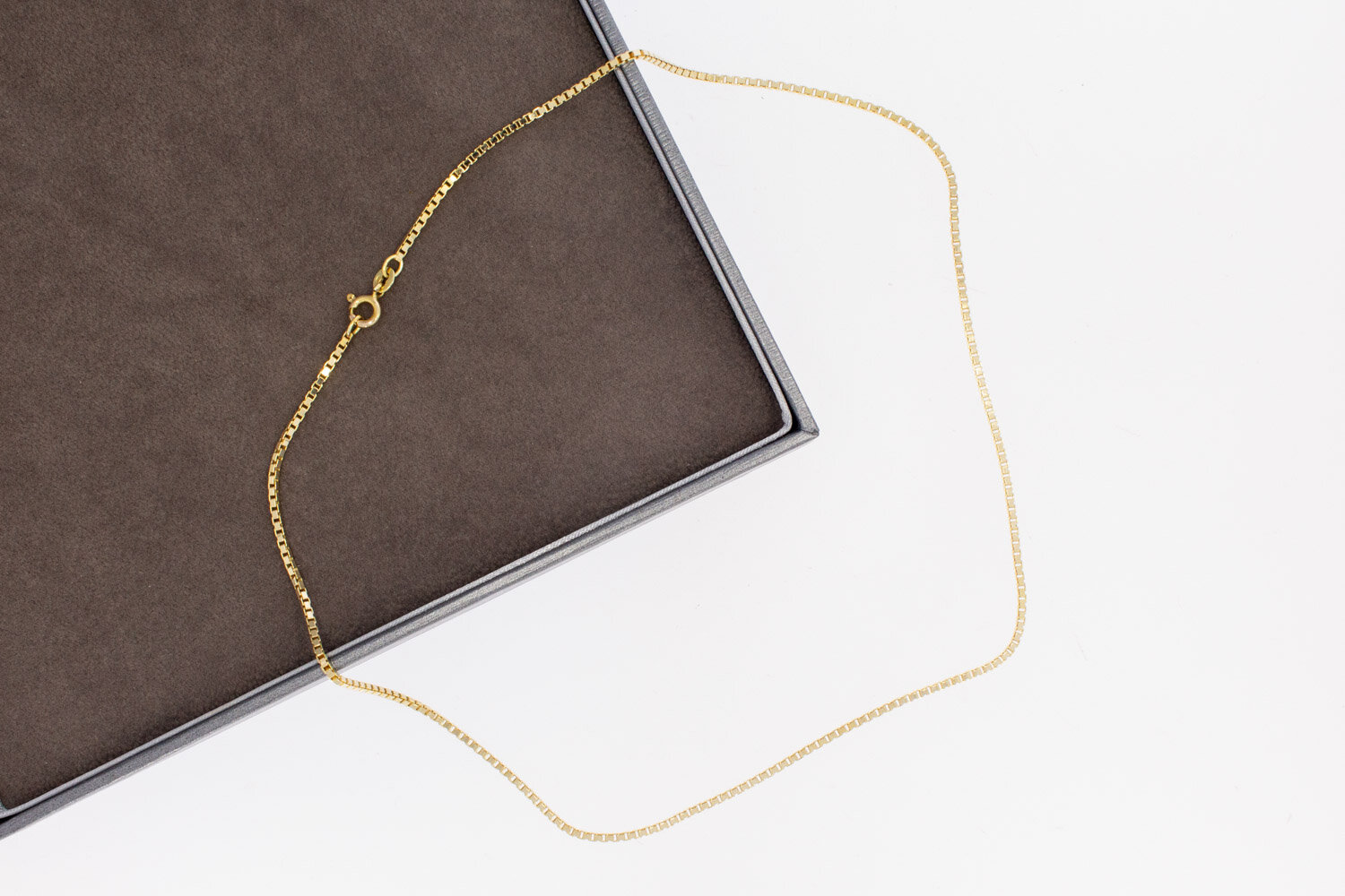 Ventiaanse ketting 14 karaat goud - 45,5 cm
