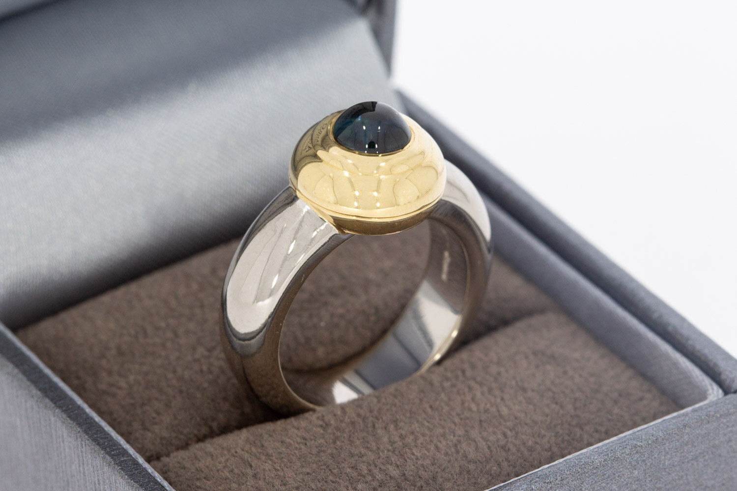 Statement ring 18 karaat bicolor goud - 16,3  mm