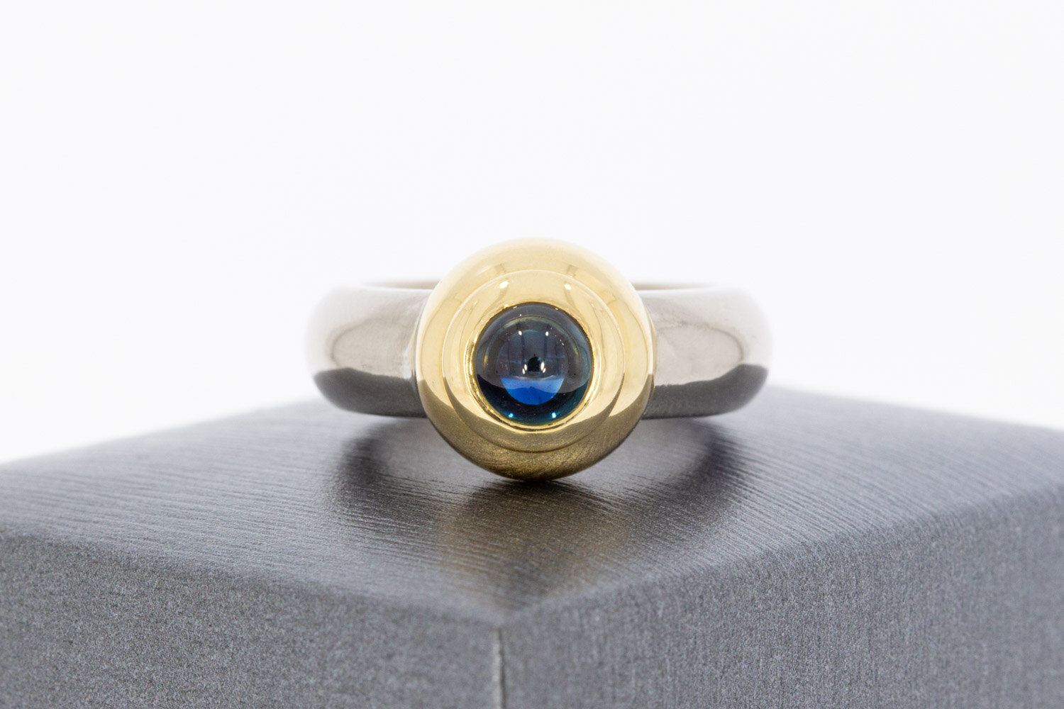 Statement ring 18 karaat bicolor goud - 16,3  mm