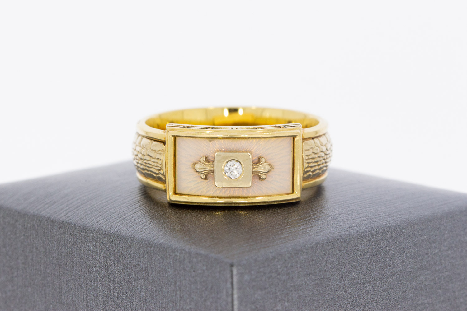 14 karaat gouden heren Statementing - 20,5 mm