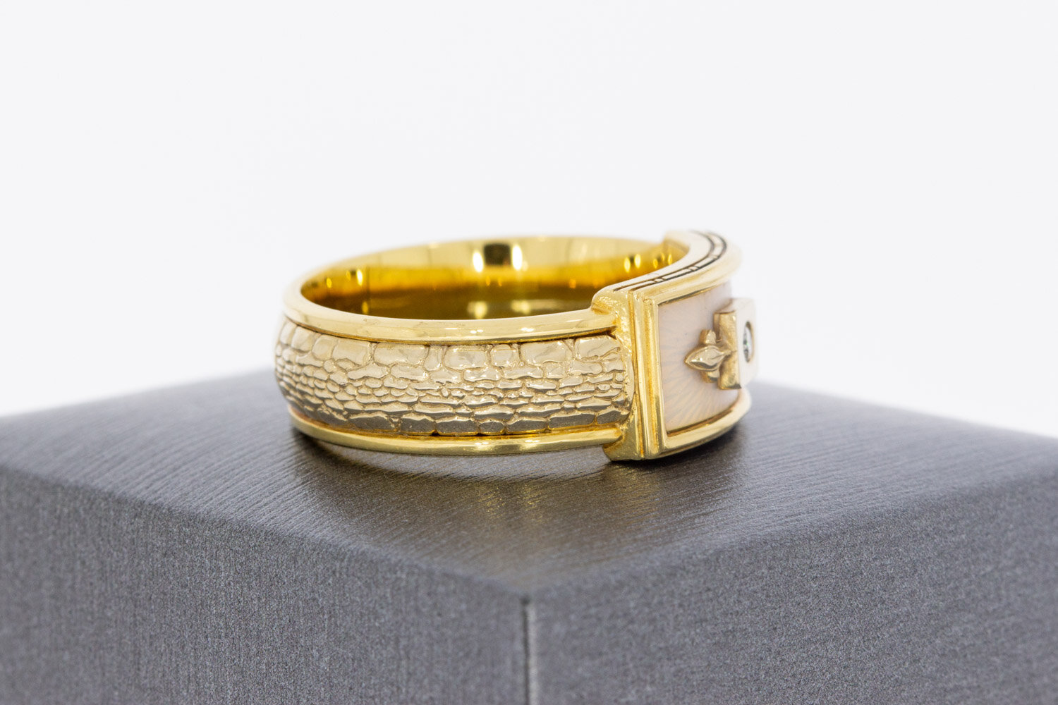 14 karaat gouden heren Statementing - 20,5 mm