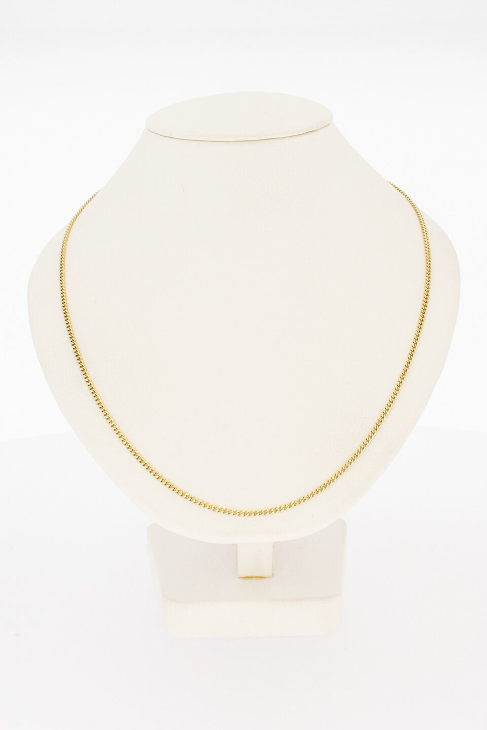 Dames Gourmetketting 14 karaat goud - 44,2 cm
