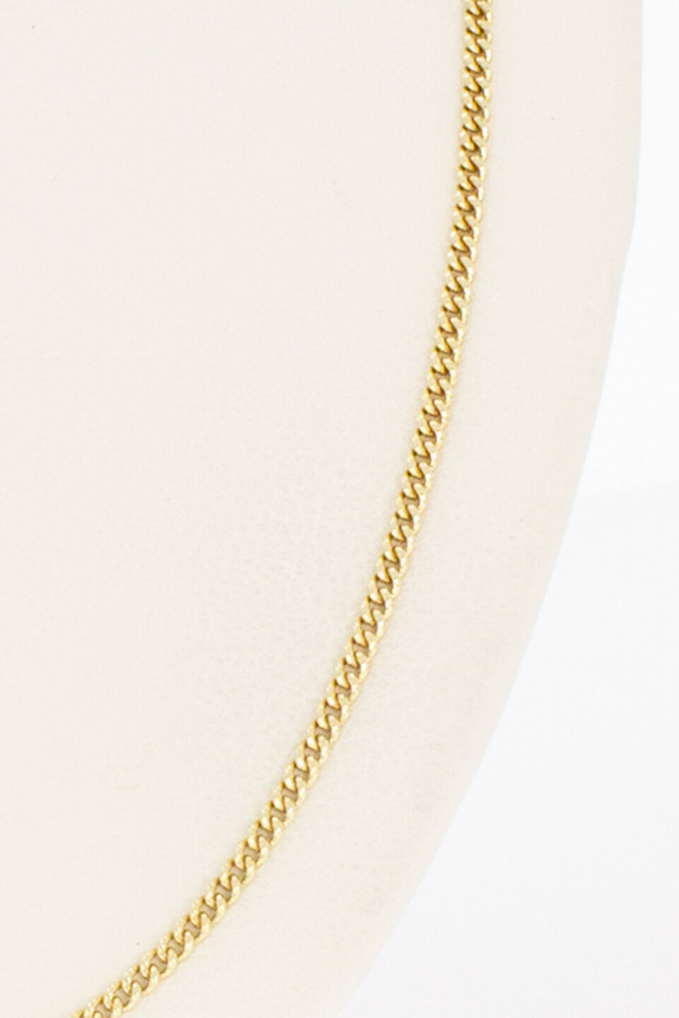 Dames Gourmetketting 14 karaat goud - 44,2 cm