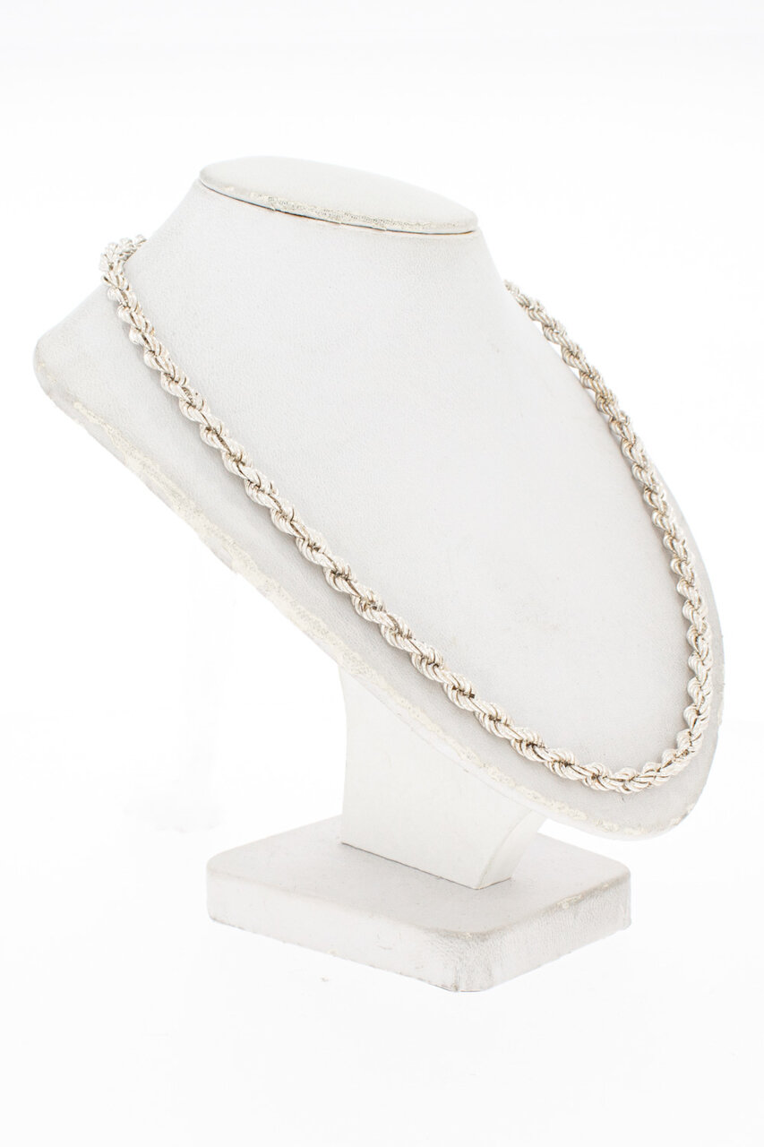 Zilveren koord ketting 925 - 70,5 cm