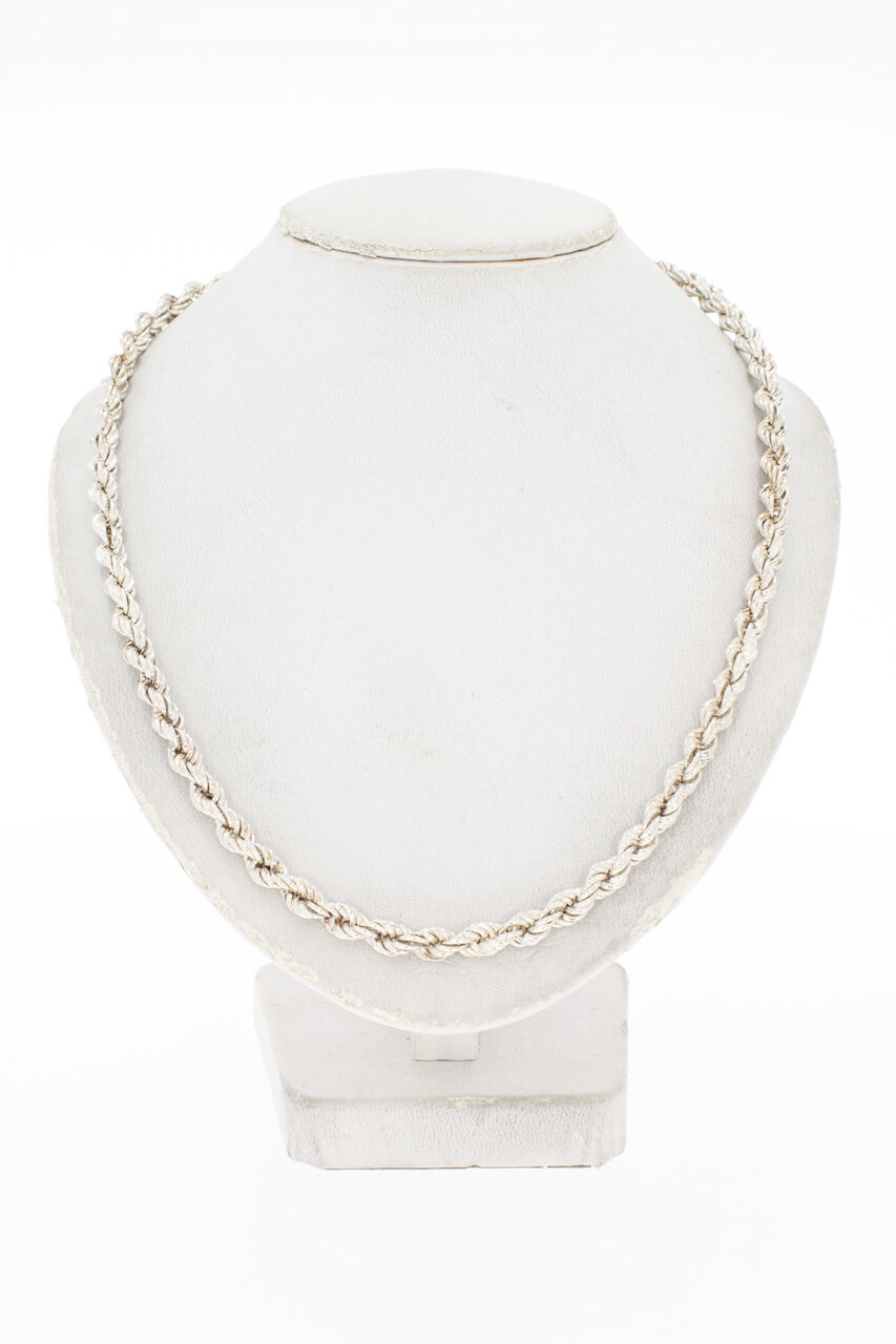 Zilveren koord ketting 925 - 70,5 cm