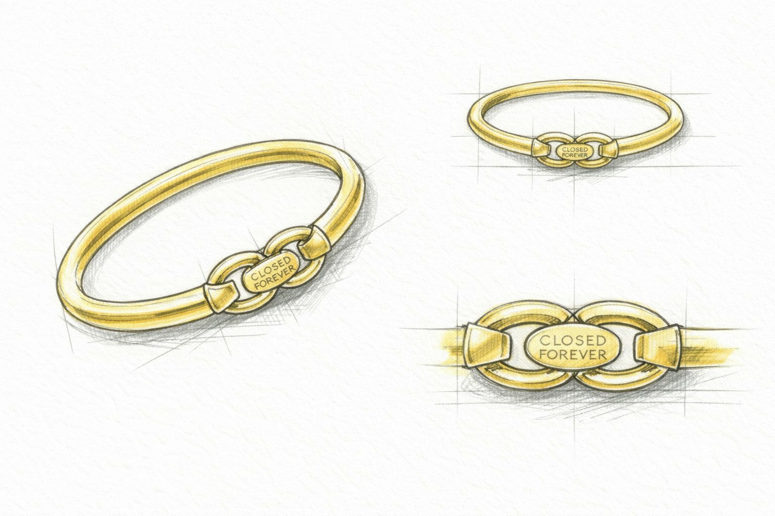 Closed Forever armband laten maken