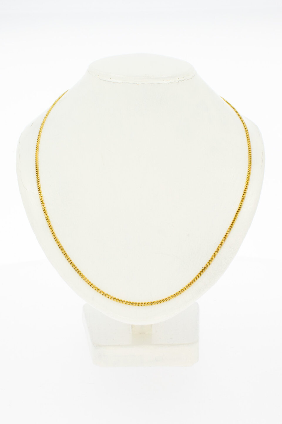 Gouden gourmetketting 18 karaat - 53,5 cm