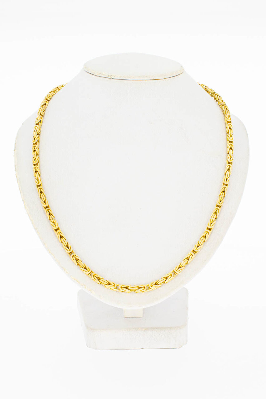 Gouden byzantijnse koningsketting 14 karaat - 65,2 cm