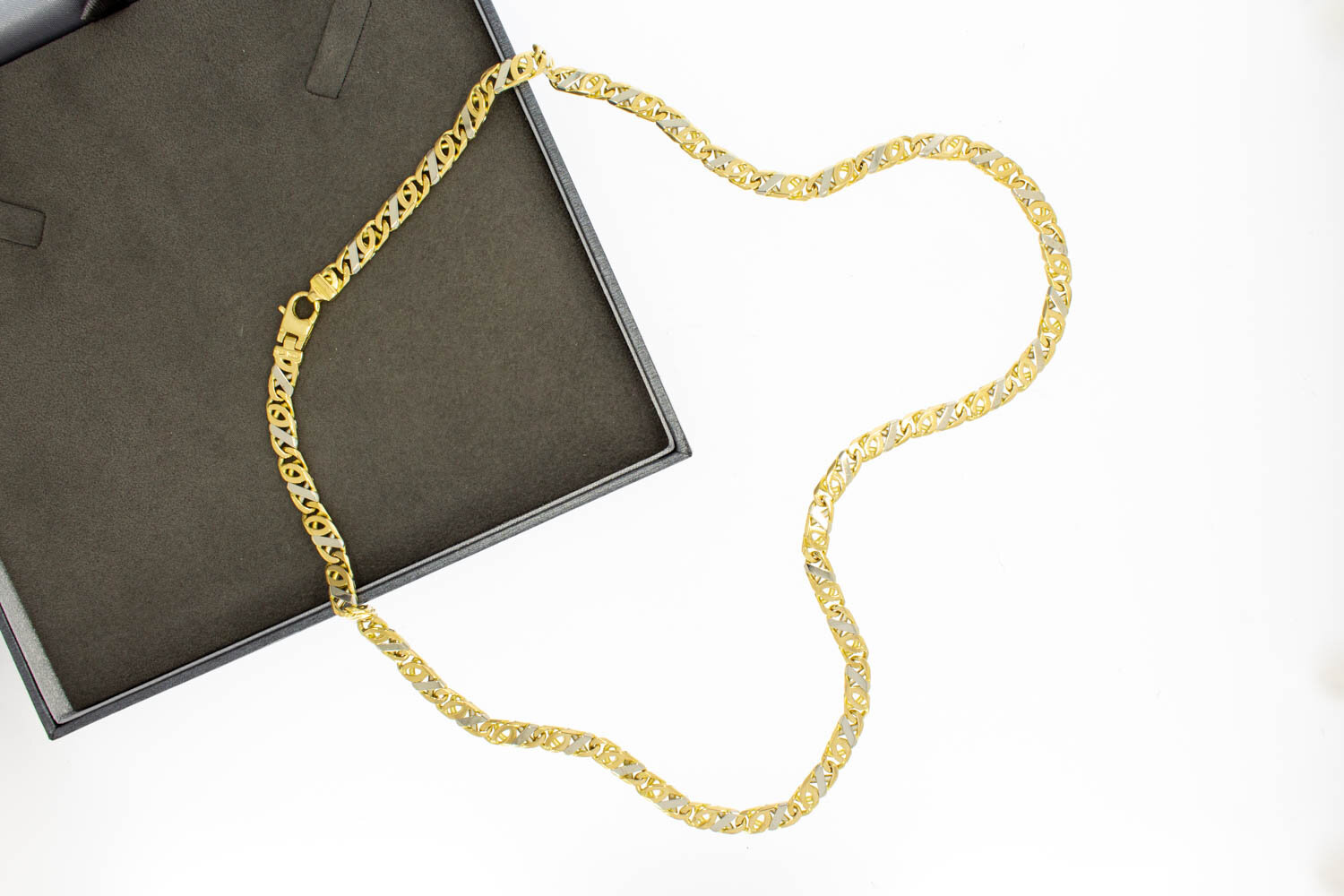 Gouden Rolex ketting heren 18 karaat - 60,8 cm