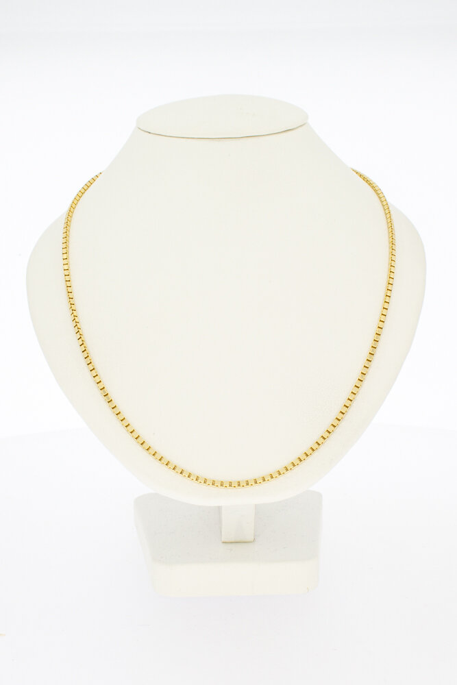 Gouden venetiaanse ketting 14 karaat - 70,1 cm