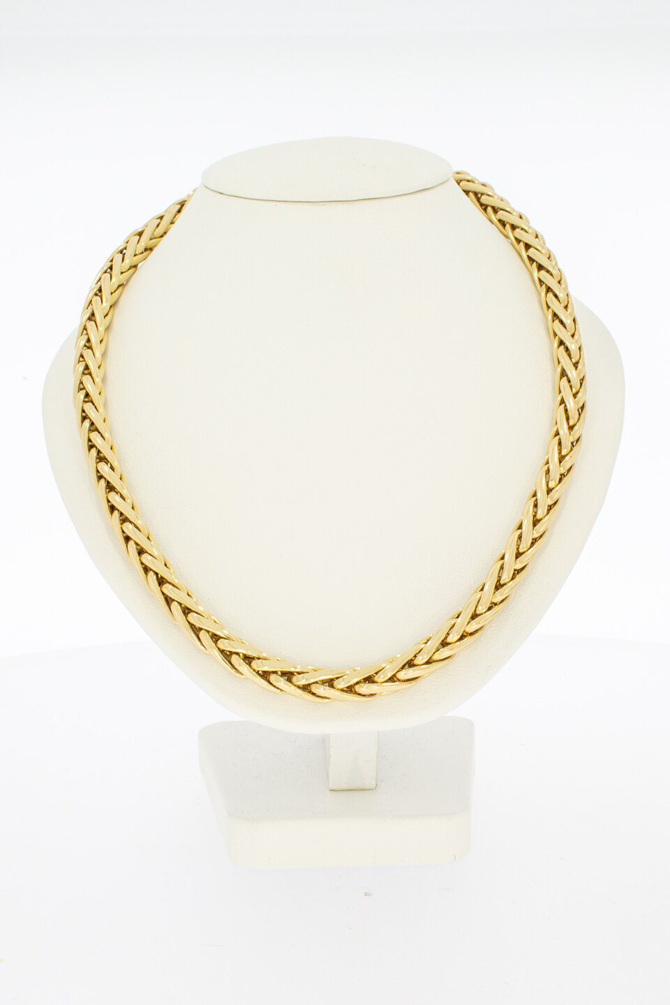 Gouden vossenstaart ketting 14 karaat - 45,4 cm