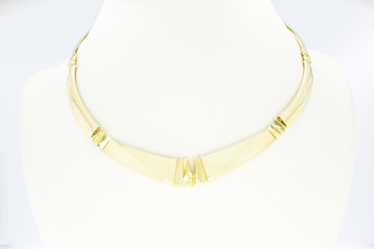 Gouden dames collier 14 karaat - 45 cm