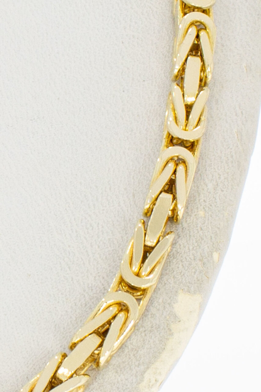 Gouden byzantijnse koningsketting 14 karaat - 60,5 cm