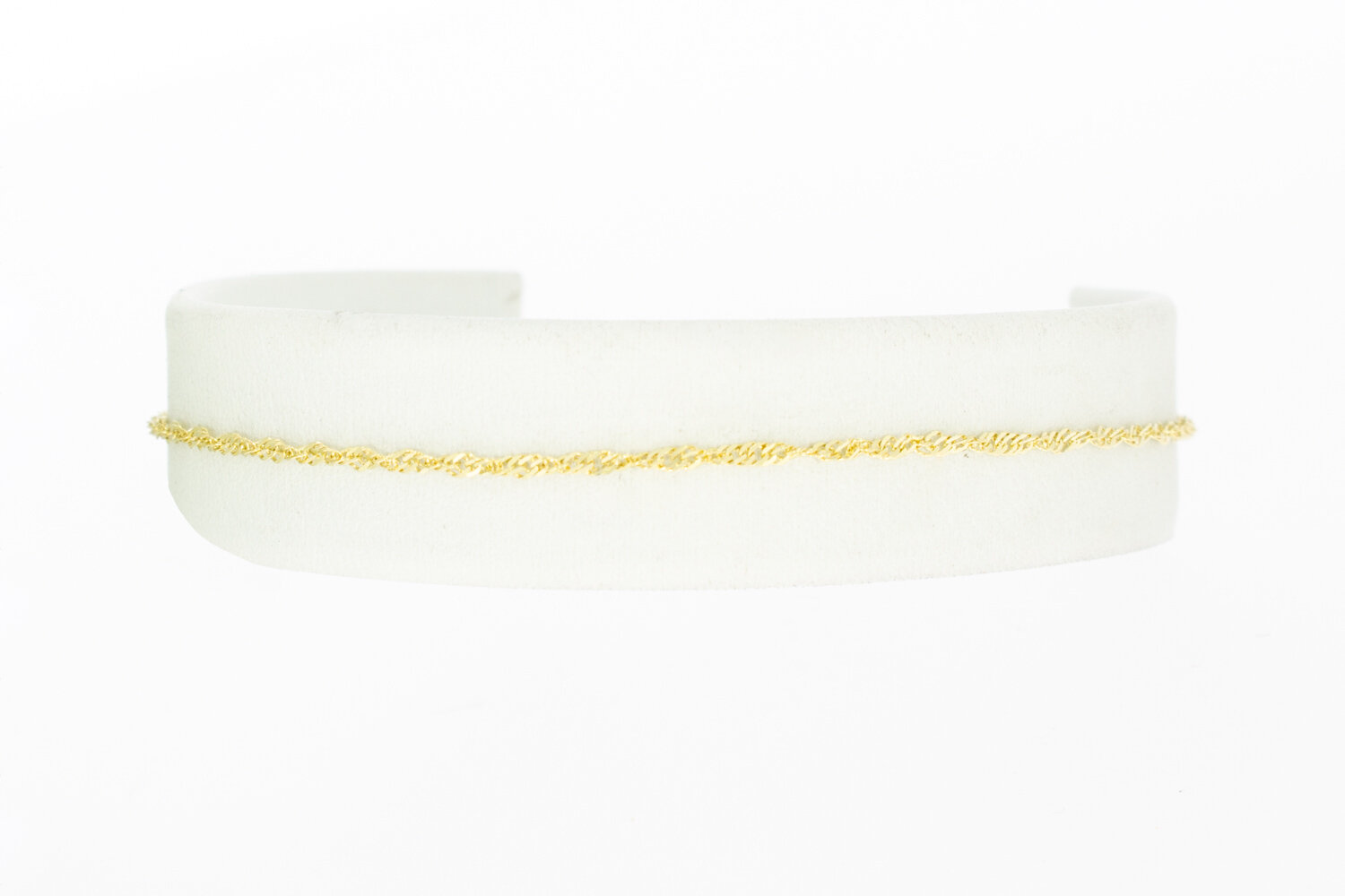 14 karaat goudenarmbandje - 19,5 cm