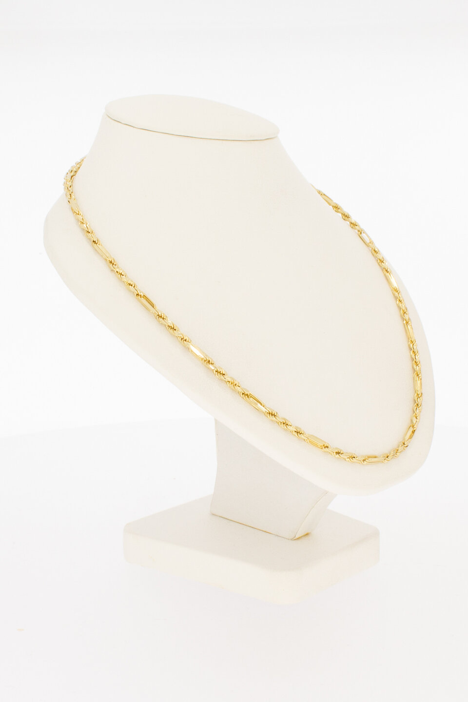 Koordketting 14 karaat geel goud - 44 cm