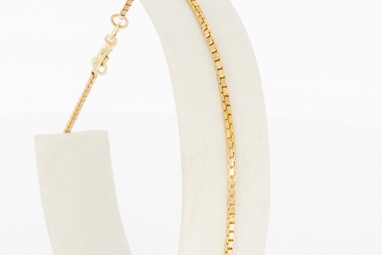14 karaat gouden Venetiaans armbandje  20,8 cm