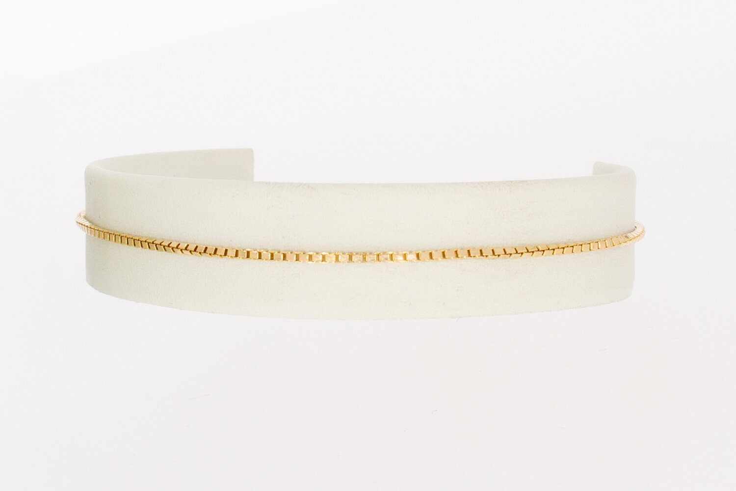 14 karaat gouden Venetiaans armbandje  20,8 cm