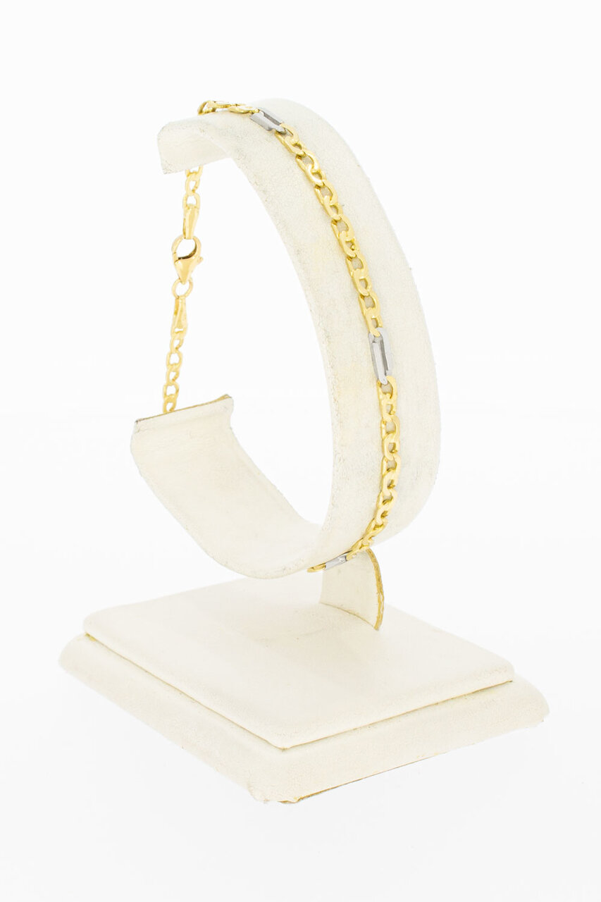 14 Karaat goud Anker armband - 20,7 cm