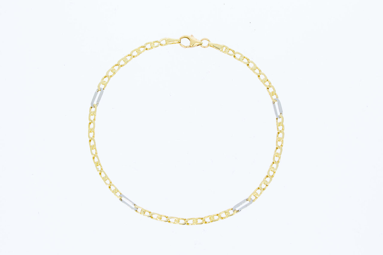 14 Karaat goud Anker armband - 20,7 cm