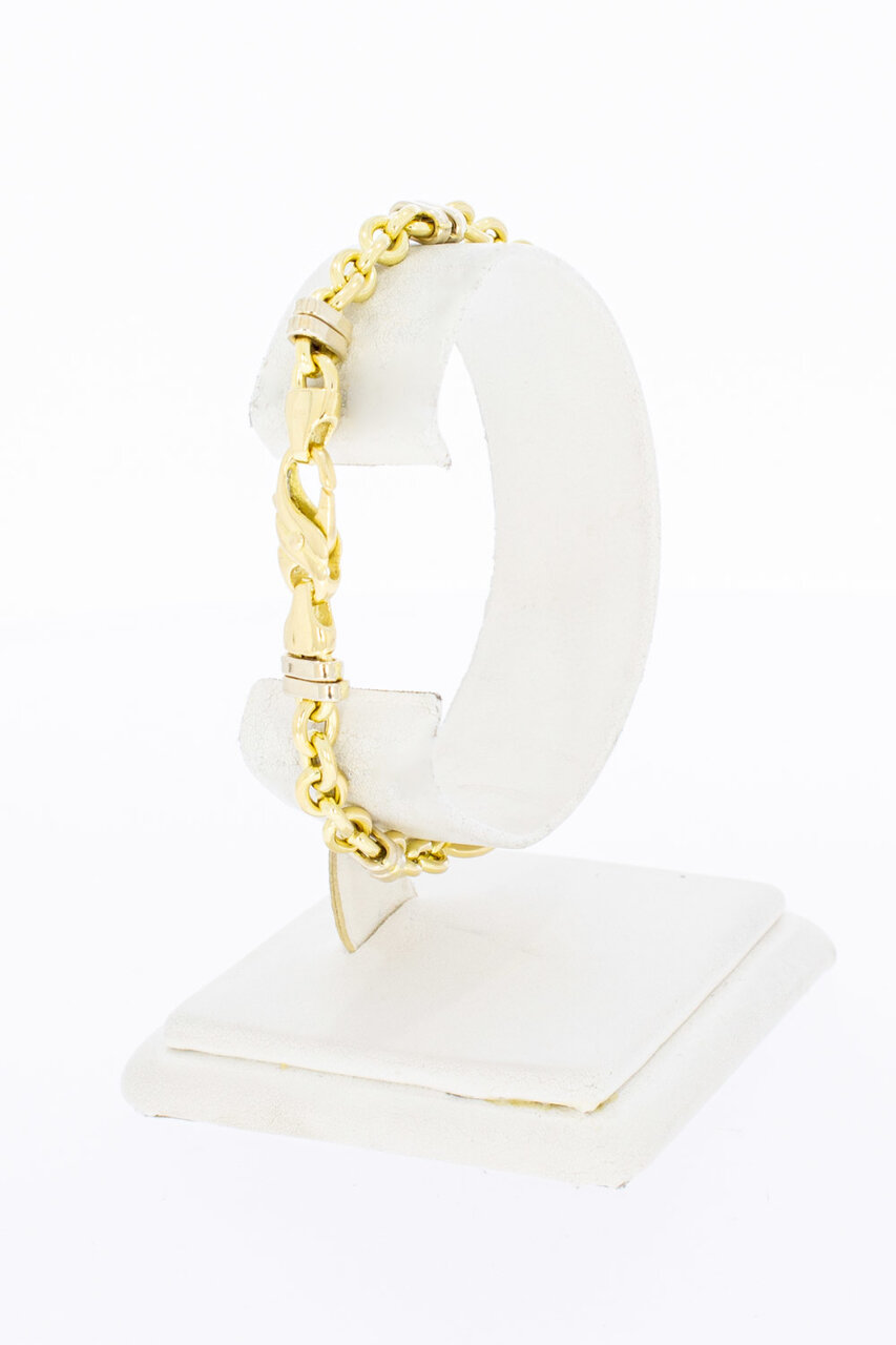 Geelgouden 18 Karaat Anker- armband - 19,1 cm