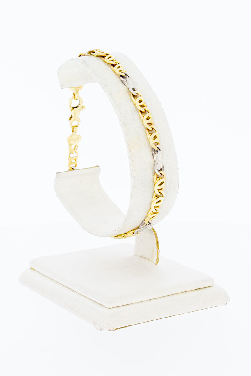 14 Karaat Valkoog Infinity armband - 20 cm