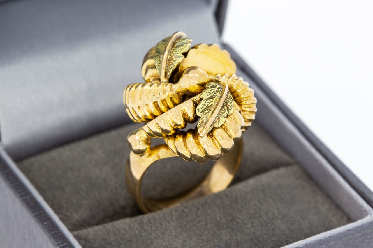 Gouden ring dames 14 karaat - 16,5 mm