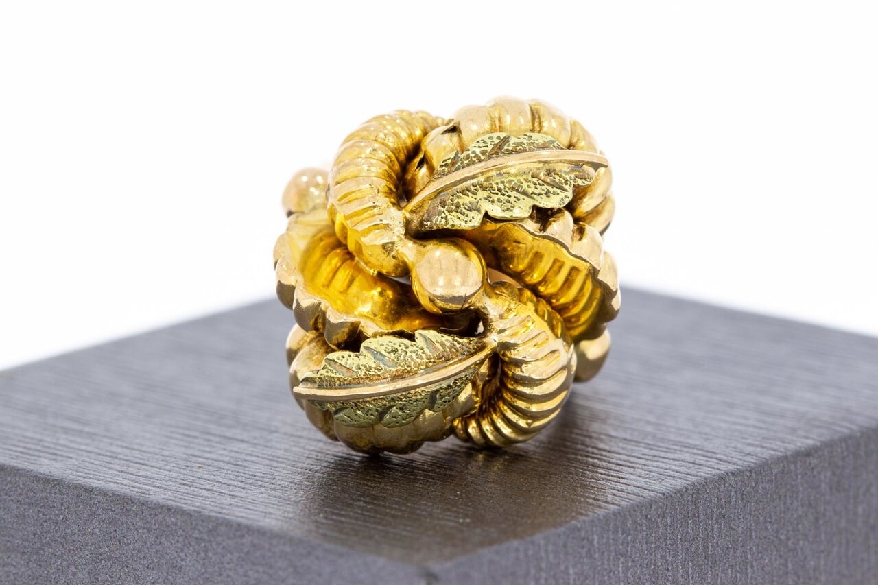 Gouden ring dames 14 karaat - 16,5 mm