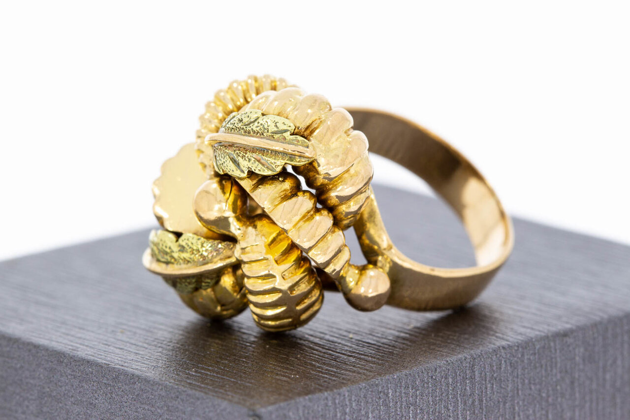 Gouden ring dames 14 karaat - 16,5 mm