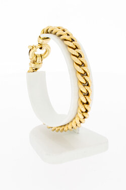 Gourmet armband 14 Karaat goud - 20,6 cm