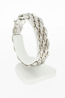 Zilveren (835) Vintage  brede armband - 19,5 cm
