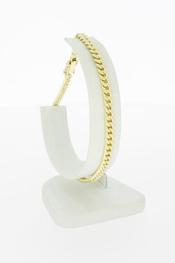 14 Karaat gouden Gourmet armband - 21,5 cm