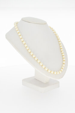 Majorica Parel ketting met zilveren sluiting - 49 cm